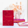 Intrinsic 2025 ruby red diary planner journal with motivational messages