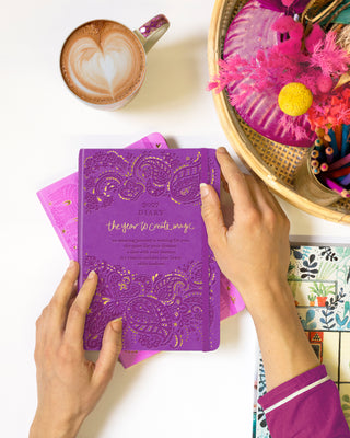 Intrinsic Purple 2027 Diary Planner with inspirational quote