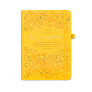 *PRE-ORDER* 2027 Diary Planner | Limoncello Yellow | Year for Joy & Happiness