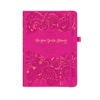 *PRE-ORDER* 2027 Diary Planner | Positively Pink | Year to Rise Strong