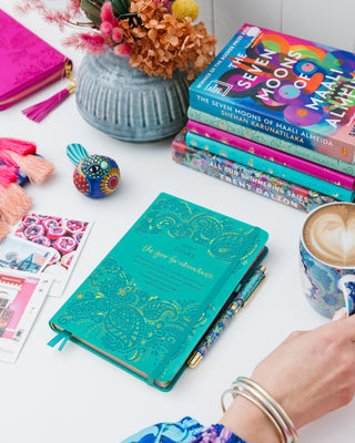 *PRE-ORDER* 2027 Diary Planner | Turquoise Twist | Year for Abundance