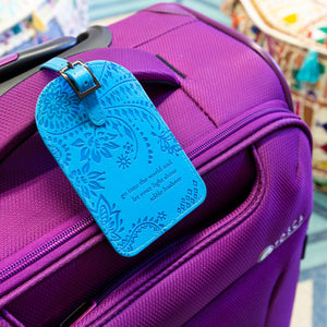 Amalfi Blue Luggage Tag