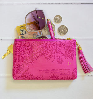 Follow Your Bliss Essentials Purse - Persian Pink