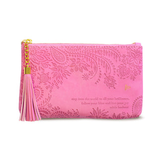 Follow Your Bliss Essentials Purse - Rose Quartz Pink