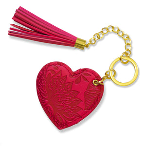 Radiant Ruby Red Key Chain