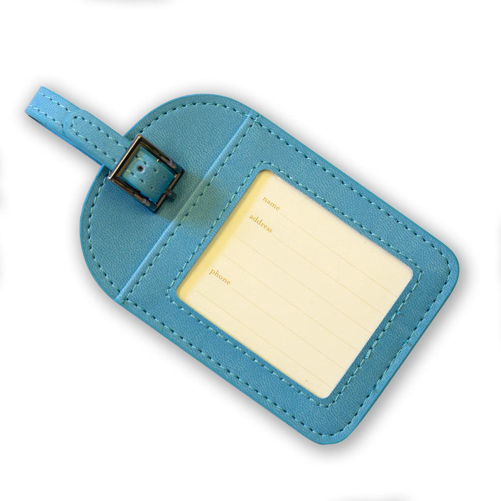 Denim Days Blue Luggage Tag