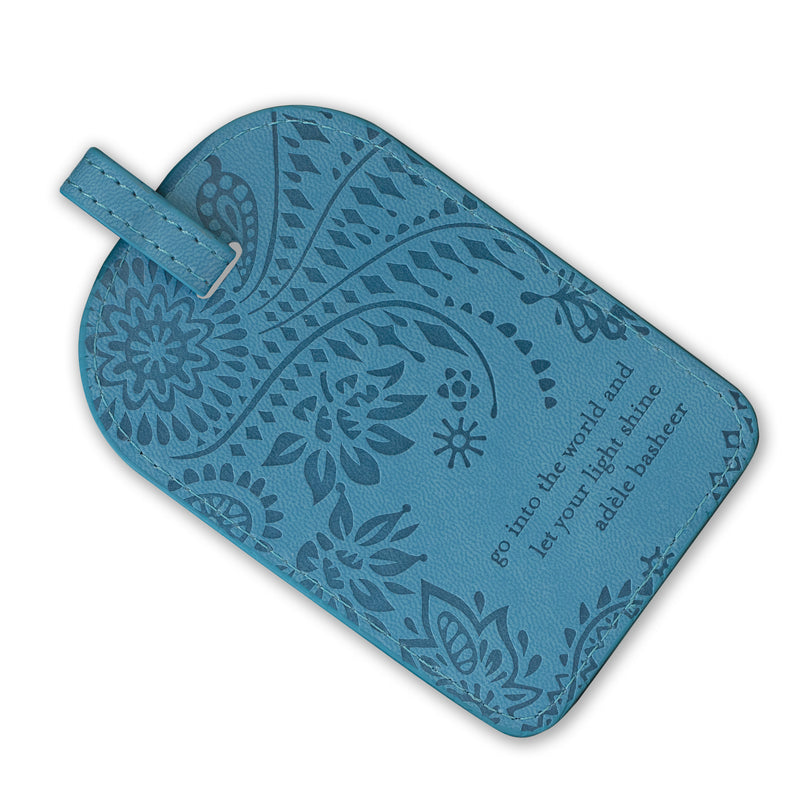 Denim Days Blue Luggage Tag