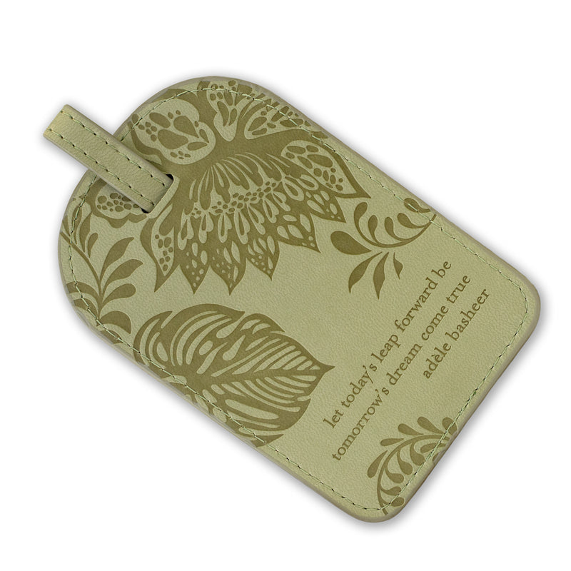 Olivine Green Luggage Tag