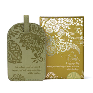 Olivine Green Luggage Tag
