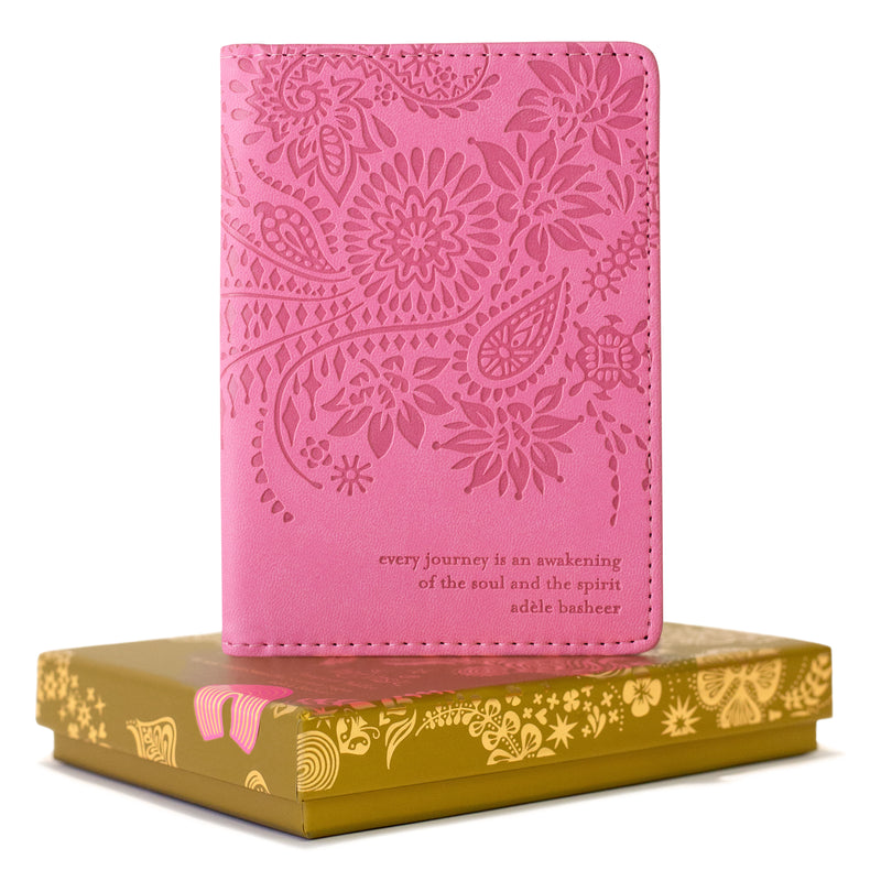 Rose Quartz Pink Passport Wallet