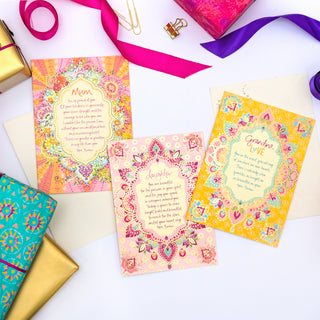 Intrinsic Inspirational Greeting Cards for Mum, Daughter and Grandma