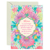 Intrinsic Mum inspirational greeting card with envelope. Unique colourful mum/ mom card with gold foil and heartfelt quote on cover by Adele Basheer. Greeting card for mums birthday or mothers day 