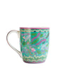 Inspirational ceramic coffee mugs with motivational message, bohemian pattern and gold foiling - 
