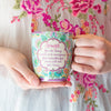 Intrinsic Inspirational courage and strength ceramic coffee cup and mug