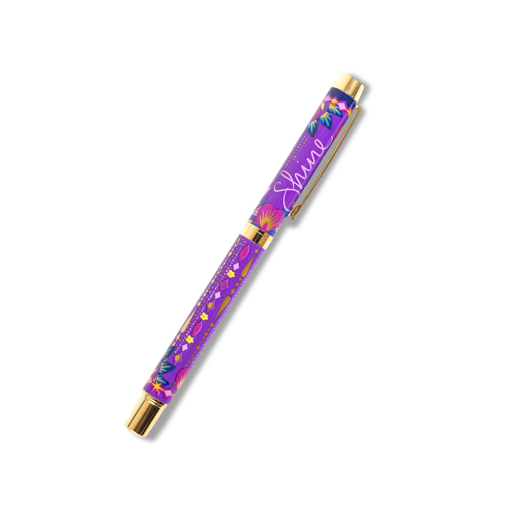 Intrinsic Shine Ballpoint Pen - High quality purple pen, inspirational gifts for her