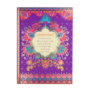 Intrinsic Gifts Purple Friendship A5 Stationery Journal