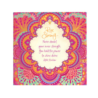 Australian Intrinsic red and purple office stationery - Rise Strong Notepaper Box - 250 blank individual note pages 