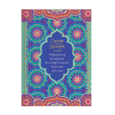 Intrinsic Courage & Strength Guided Theme Journal with Adèle Basheer quote