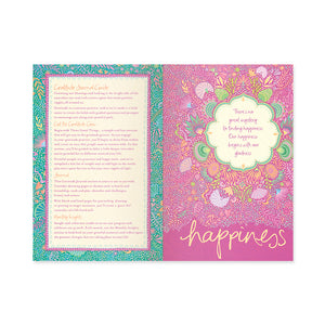 Inspirational Intrinsic A5 Guided Gratitude Journal inner pages - guided journaling information with tips for beginners 