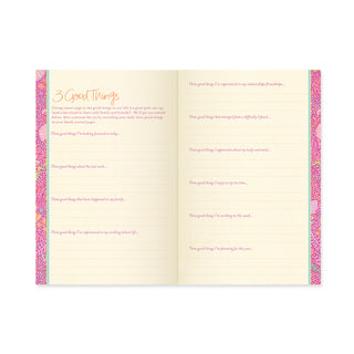 Inspirational Intrinsic A5 Guided Gratitude Journal inner pages - guided journaling prompts 