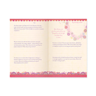 Inspirational Intrinsic A5 Create Your Fate Guided Goal Journal inner pages - guided journaling prompts 