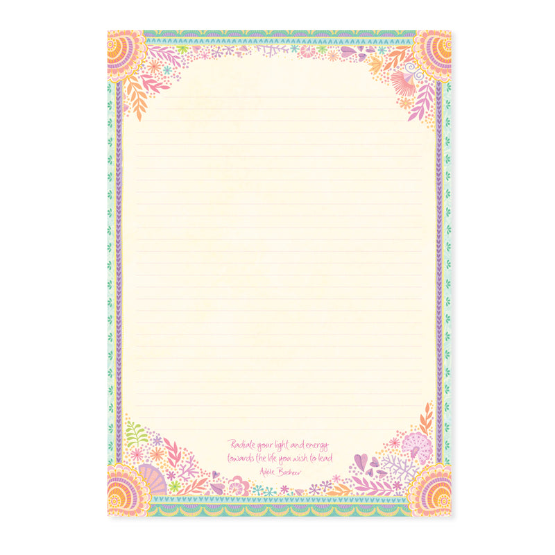 Australian inspirational stationery, writing pads, note pads, doodle pads and stationery