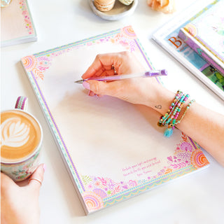 Australian inspirational stationery, writing pads, note pads, doodle pads and stationery