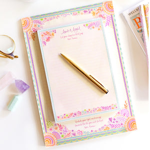 Love and Light inspirational stationery with Adèle Basheer quotes