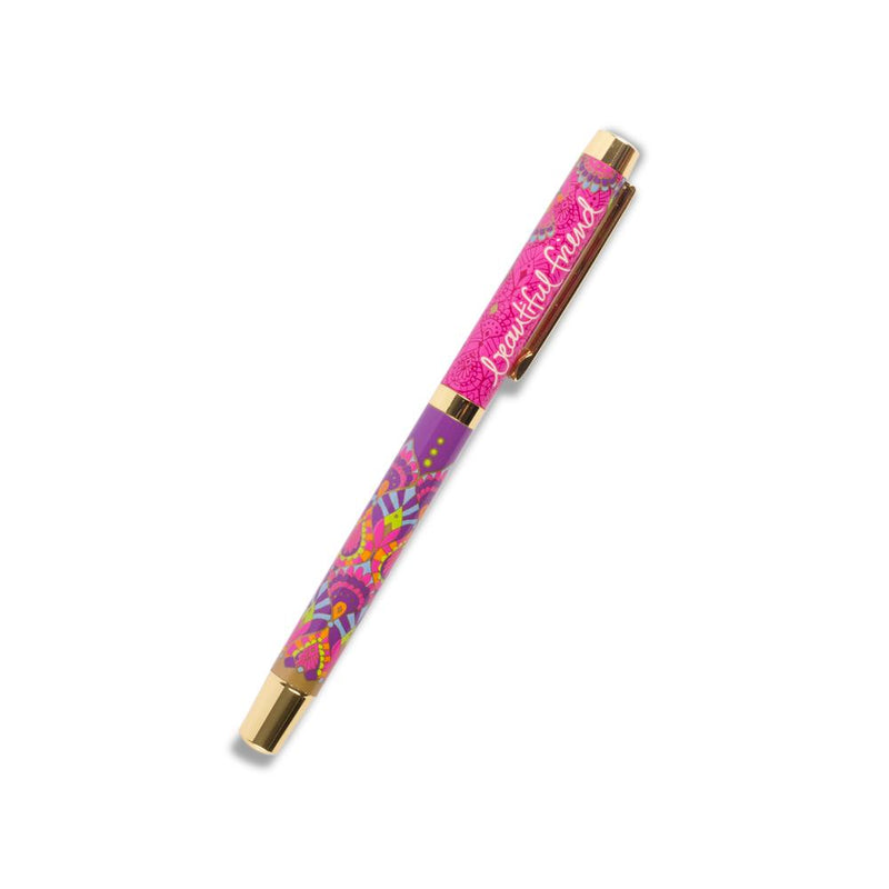 Intrinsic Beautiful Friend Rollerball Pen with Purple Ink