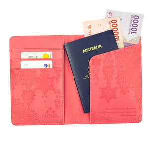 Intrinsic Travel Accessories Coral Crush Passport Wallet
