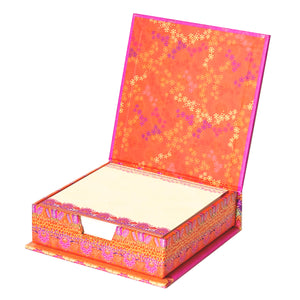 Intrinsic Create Dream Believe Pink and Orange Notepaper Box