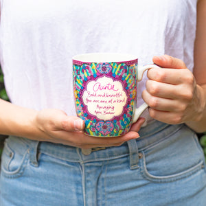 Gift for the best auntie - one of a kind amazing Auntie mug with heartfelt message