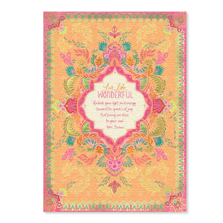 Australian Intrinsic Live Life Wonderful 1000 Piece Jigsaw Puzzle with inspirational Adèle Basheer quote