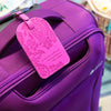 Mystic Magenta Pink Luggage Tag