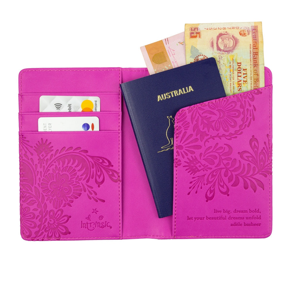 Intrinsic Pink Mystic Magenta Passport Cover