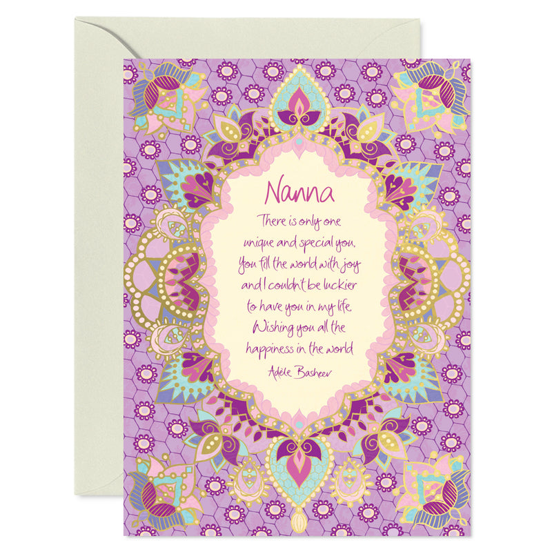 Heartfelt Quote for Nanna or grandma - greeting cards for nanna 
