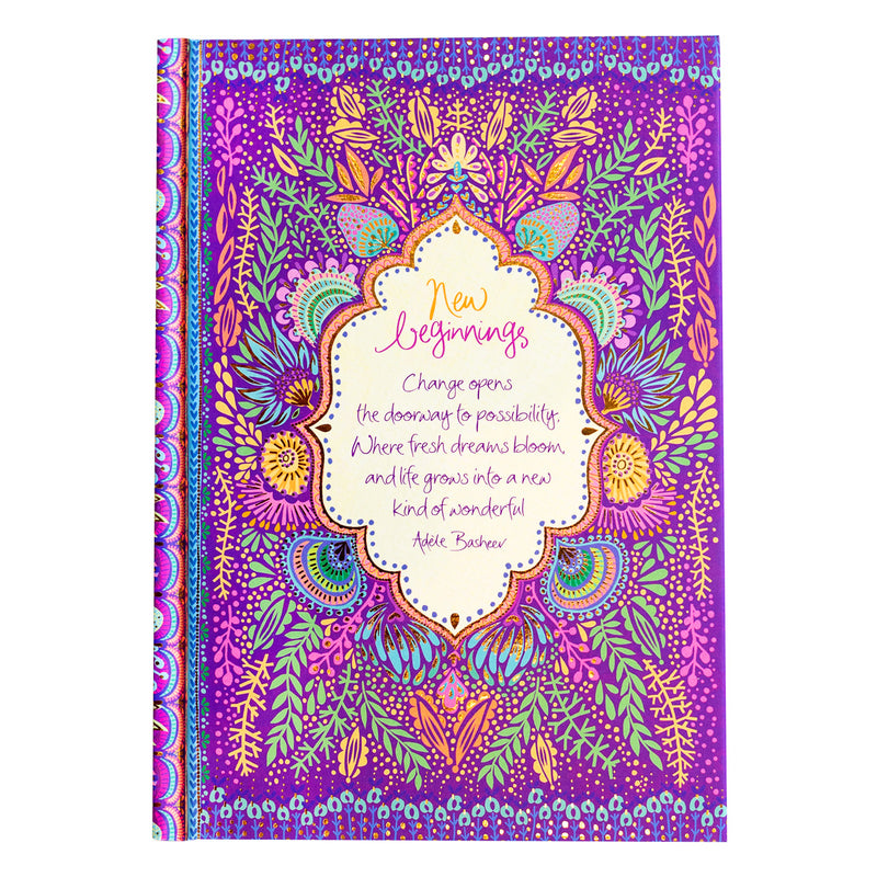 Australian Intrinsic Purple New Beginnings Office Stationery with Adèle Basheer inspirational quotes