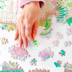 Intrinsic Pretty Pastel Inspirational Jigsaw Puzzle and Game Pieces