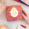Australian Intrinsic Adèle Basheer's inspirational stationery - red, plum and gold note cube with 250 blank memo notes 