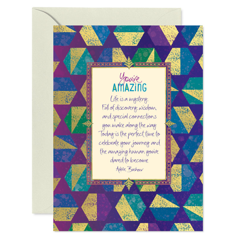 Intrinsic You're Amazing Male Birthday Greeting Card