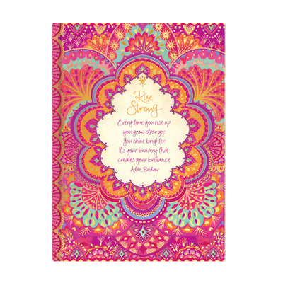 Intrinsic magenta + purple stationery - Rise Strong A5 Journal notebook 