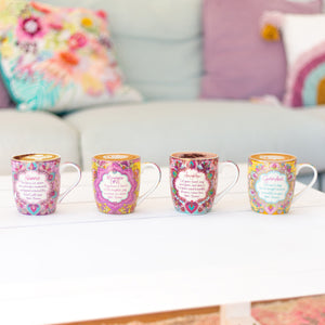 Collection of family mugs - Nanna, Mumma/Mum, Daughter and Grandma ceramic mugs