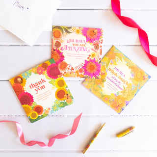 Intrinsic Blissful Blooms Mother’s Day Card Collection - Unique Mother’s Day Cards with heartfelt words by Adele Basheer - Australian Made Greeting Cards for Mum/Mom/Mumma/Mother with floral illustrations 