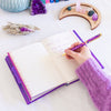 Intrinsic Shine Purple Stationery Collection -A5 Soul Journal and Purple Ink Ballpoint Pen