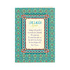 Australian Intrinsic Blue and Green Greeting Card with Inspirational Quote