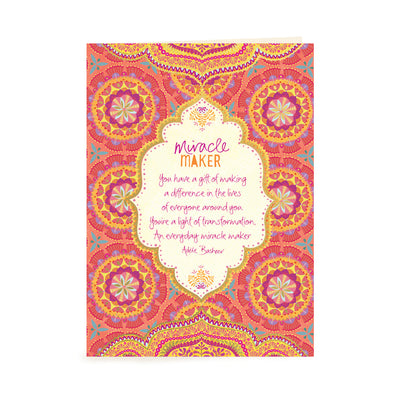 Australian Inspirational Greeting Card for Miracle Makers