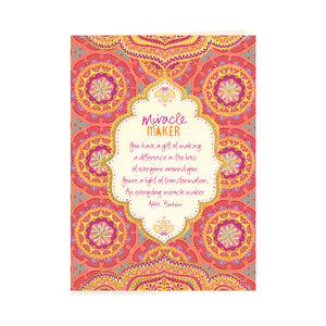 Australian Inspirational Greeting Card for Miracle Makers