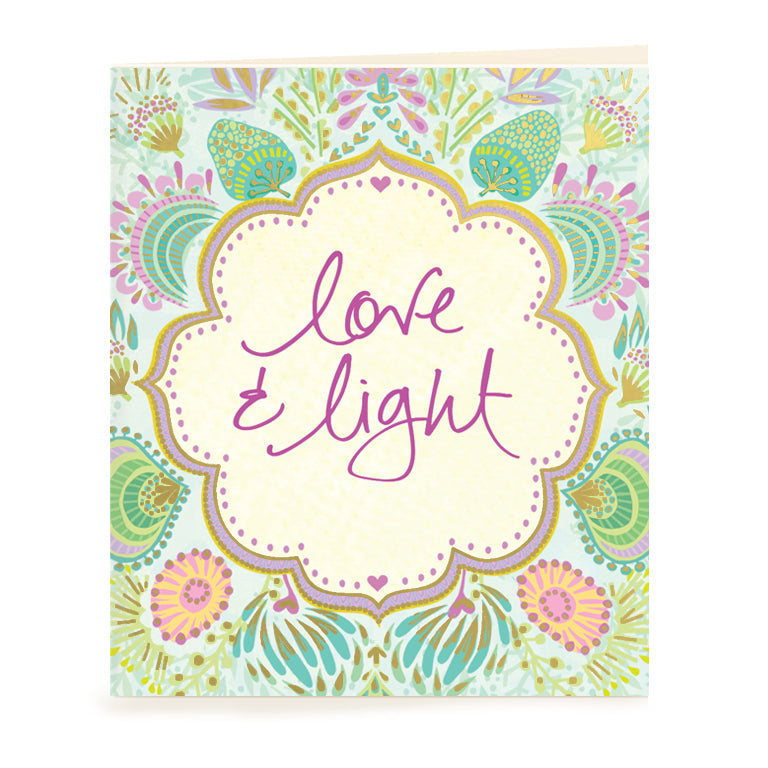 Intrinsic Love and Light Gift Tag Card
