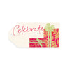 Intrinsic Red and Green Christmas Celebrate Gift Tag 