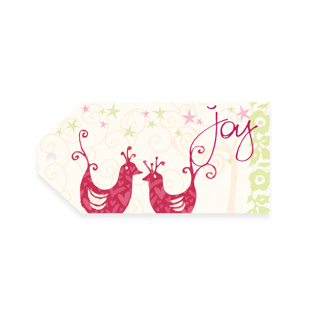 Intrinsic Christmas Red & Green Joy Gift Tag